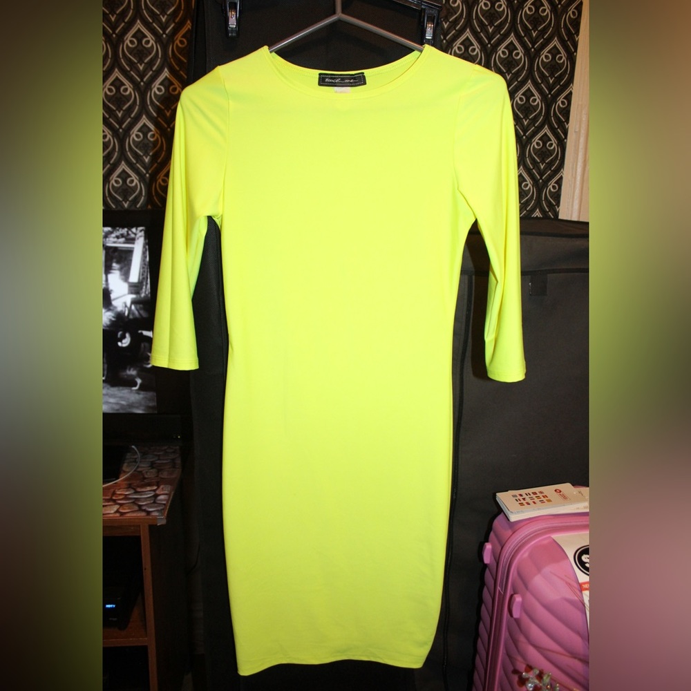 Neon Bodycon Dress